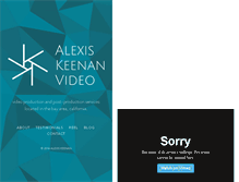 Tablet Screenshot of alexiskeenan.com